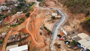 Desvio da BR-262 em Abre Campo em Minas Gerais é asfaltado